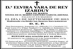 Elvira Vara de Rey Izarduy